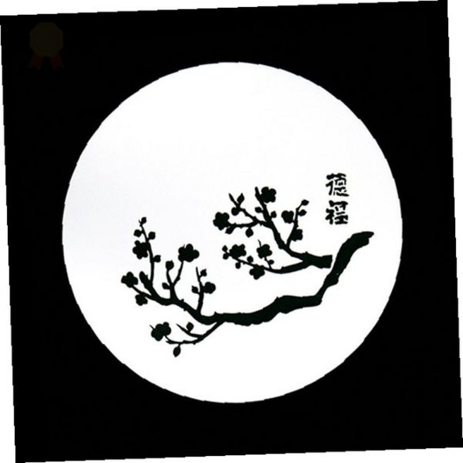 제과제빵 장식틀 동양화풍 매화나무 달 문양 카페 디저트 꾸미기 가정용 홈베이킹