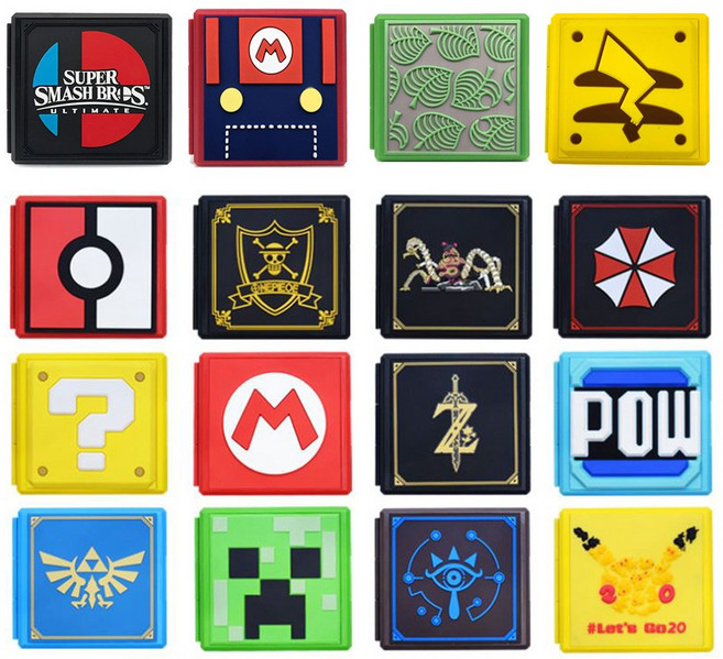 넘버23 닌텐도 스위치 인기게임 게임팩 카트리지 케이스13종, 1개, 피카츄(20주년기념)
