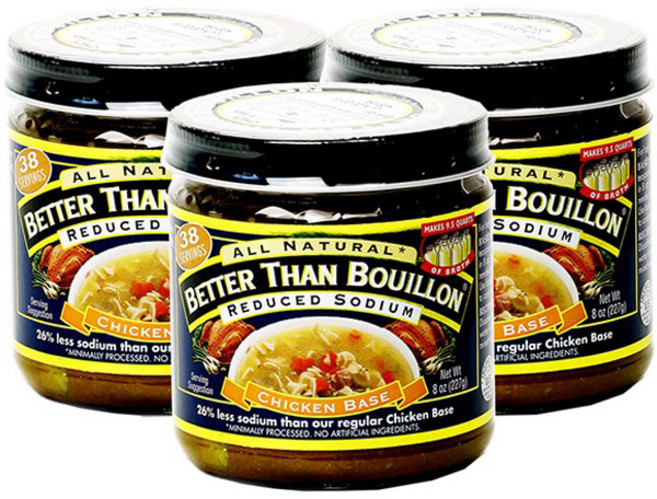 베러댄부용 리듀스드 소듐 치킨 베이스, 227g, 3개