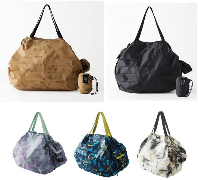 Shupatto 일본 장바구니 접이식 경량 휴대용 가방 에코백 페커블백 27L, 1개, 노을