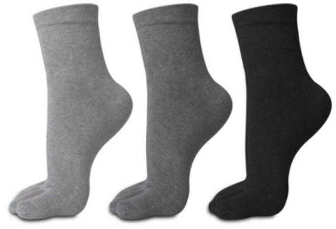 100% 천연 순면 국산 땀흡수 남성 봄 유니키 발가락 장목양말 세트