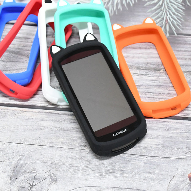 가민 엣지 1040 솔라 고양이 케이스+강화유리액정필름, 1개, 블랙+강화유리액정필름