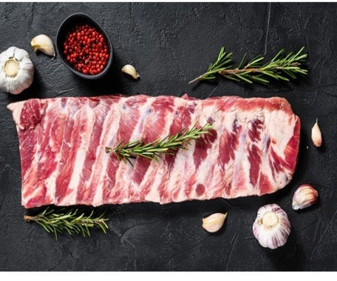 쪽갈비 돼지 등갈비구이 바베큐 등갈비 로인립 폭립 2kg 3kg 5kg 10kg, 1개