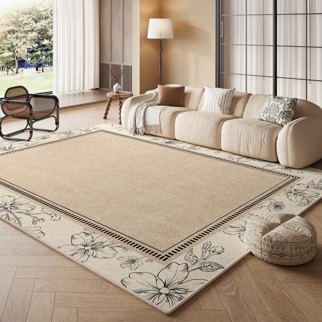 대형 거실 러그 미끄럼 방지 내구 러그