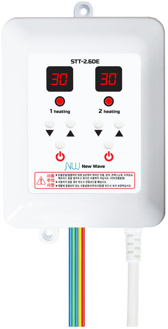 써브텍 STT-2.6DE 온돌판넬 온도조절기 2난방 2.6kw NW NEW WAVE