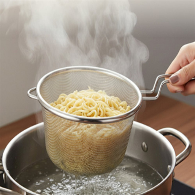 아랫채상점 스텐 면건지개 18cm 업소용뜰채