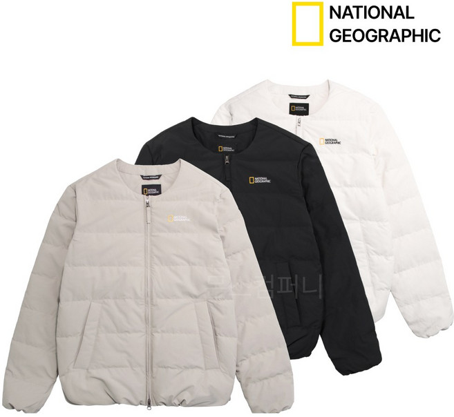 내셔널지오그래픽 25년 F/W 신형 헤론 경량패딩 구스다운 남여공용