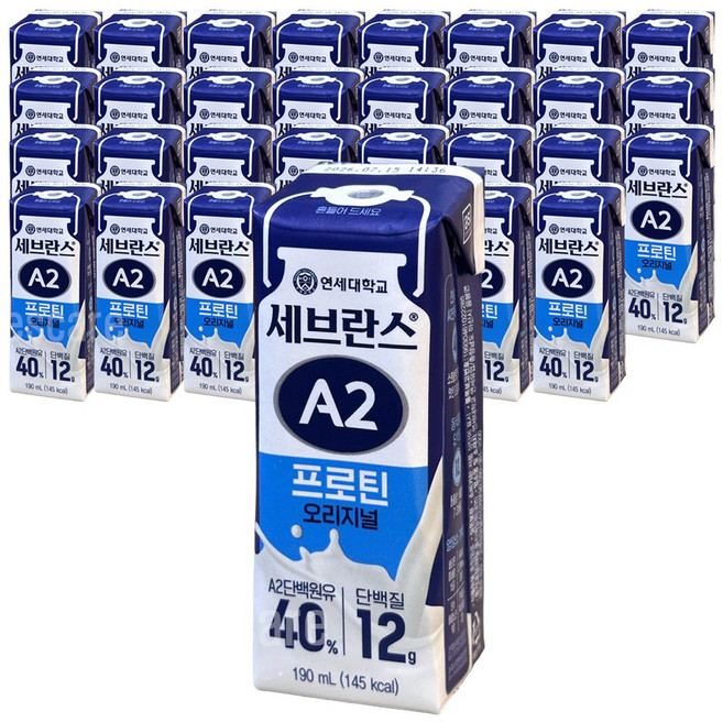 연세 세브란스 A2프로틴 오리지널맛 저당 단백질 음료, 190ml, 190ml