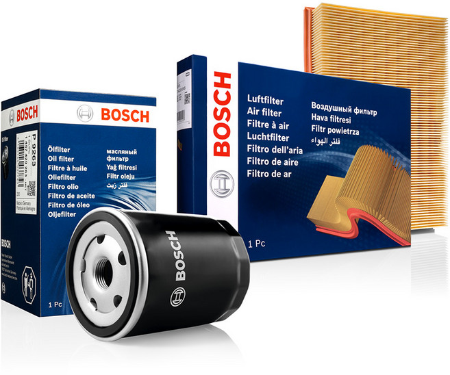 보쉬 엔진 오일필터 에어필터 세트, 1개