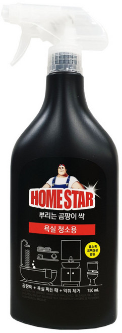 홈스타 뿌리는 곰팡이싹 욕실청소용 750ml, 1개