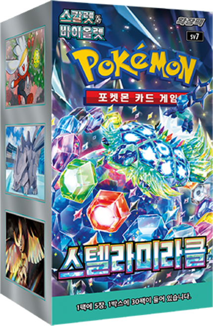 포켓몬 카드 게임 스칼렛바이올렛 스텔라미라클 확장팩 1박스 30팩, 30개