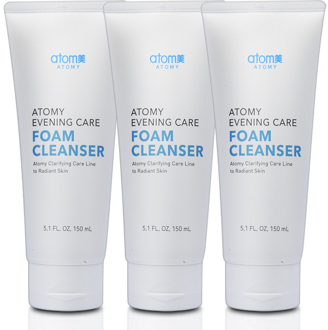 1+1+1 애터미 프리미엄 폼클렌저 부드럽고 세정력 좋은 클렌징폼, 3개, 150ml