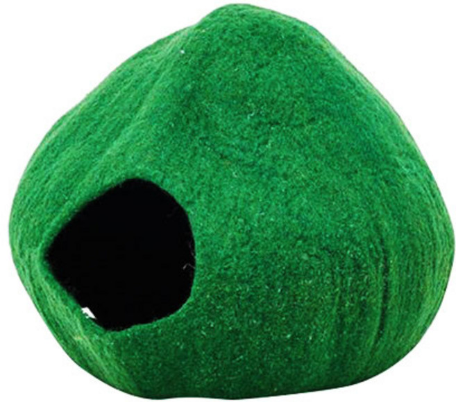 초롱이네 100% 양털 고양이 동굴 하우스 MADE IN NEPAL, 그린