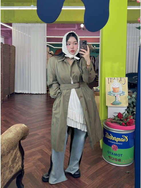 보웬 타임 바바리 트렌치코트