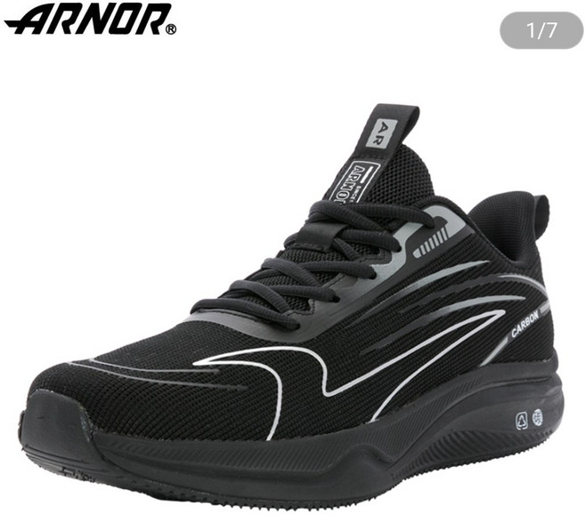 ARNOR 男士時尚運動鞋 透氣網眼 加厚鞋底 輕量舒適