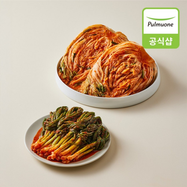 풀무원 [생산직송] 사계절아삭포기김치4kg+파김치2kg, 1세트