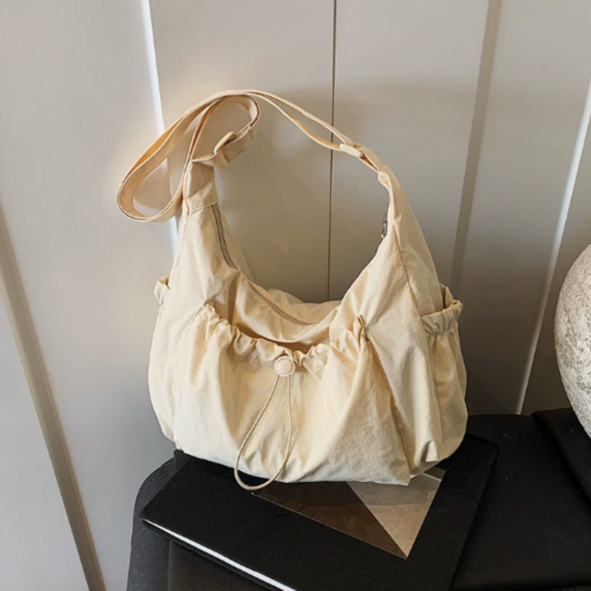 하니모아 여성 데일리 나일론 방수 숄더 크로스백