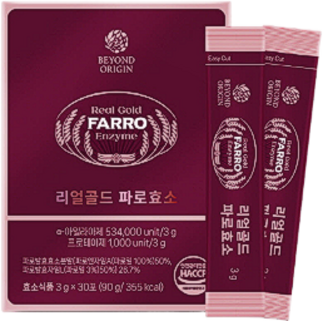 비욘드오리진 리얼골드 파로효소, 3g, 1박스