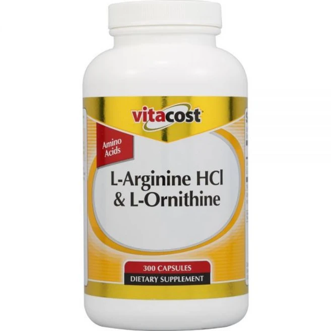 Vitacost L-Arginine HCl & L-Ornithine -- 300 Capsules, Vitacost L-Arginine HCl & L-Or, 1개 - 쿠팡