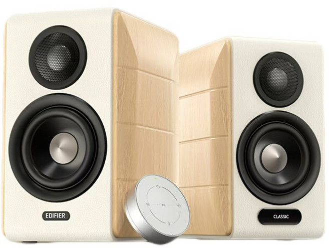 에디파이어 하이파이 블루투스 스피커, 라이스 화이트, S880MKII