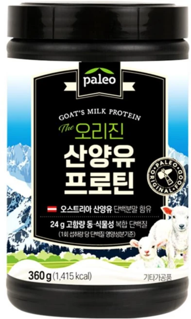 팔레오 오리진 산양유 프로틴, 360g, 1개 - 쿠팡