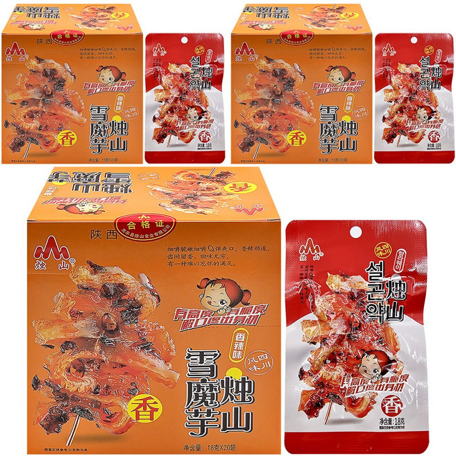 마라웨이 설곤약 간식 향라맛, 360g, 3박스