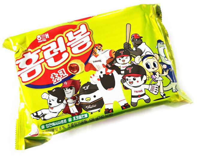해태제과 홈런볼 초코, 12개, 128g