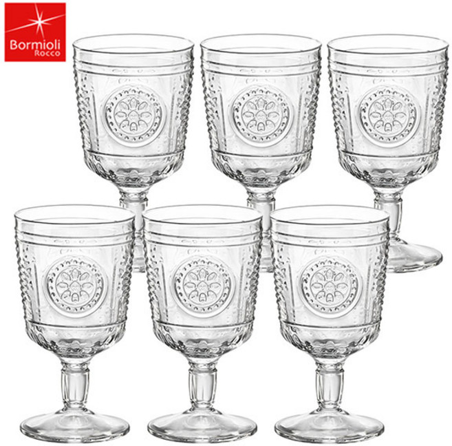 보르미올리 로맨틱 고블렛잔 320ml, 6개