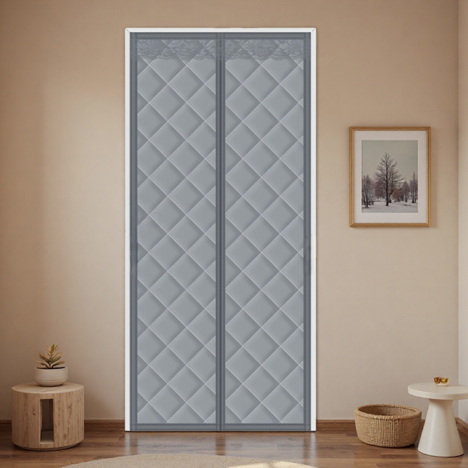 Miri&Ju 두꺼운 패딩 외풍차단 방한 자석커튼 양문형, 기본형