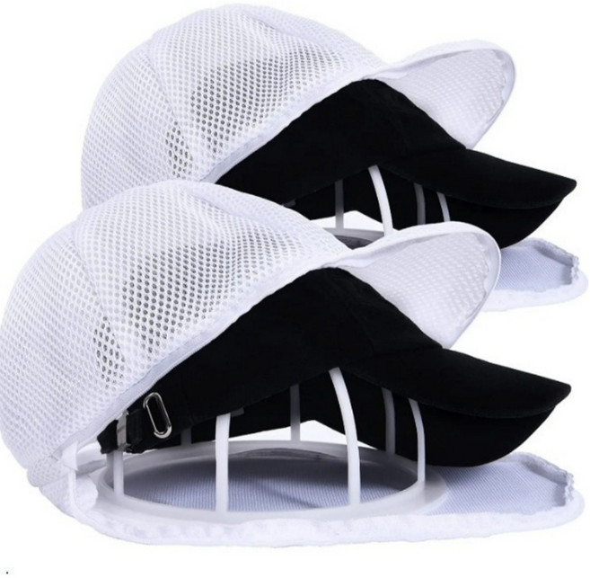 오엔오 변형방지 모자 세탁망 세탁틀, 화이트, 2개