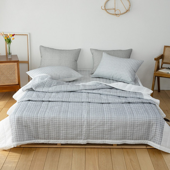 시원한 리플 시어서커 냉감 여름이불 SS/Q