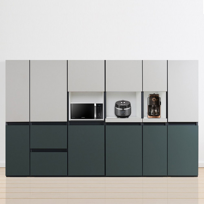 샌드 홈카페 주방 키큰 팬트리장 틈새 김치 냉장고 자리 속 깊은 비스포크 수납장, 01. 350 광폭 수납장, 배송 메시지(색상작성), 01. 350 광폭 수납장