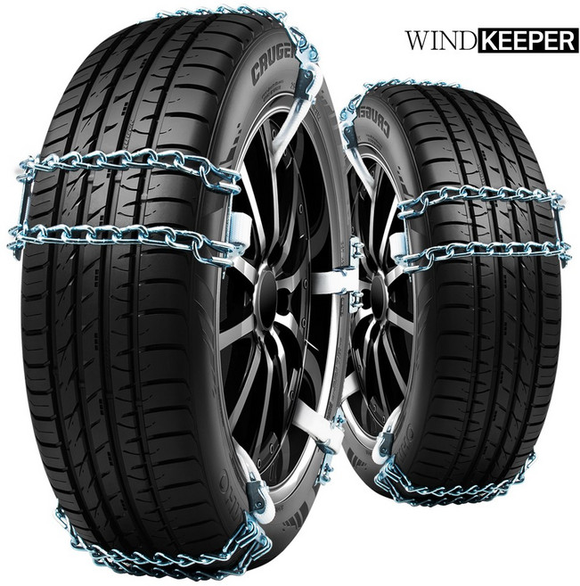윈드키퍼 이지인스톨 퍼펙트 벨트형 사슬체인 스노우체인 소형 중대형 트럭 화물차 포터2 봉고3 마이티, 6개