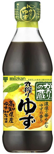 미즈칸 카오리노쿠라 마루시보리 유자 폰즈, 360ml, 3개
