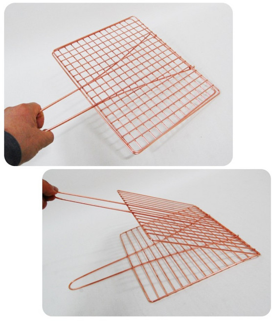 1+1 숯불구이 구리석쇠 접이식, 2개