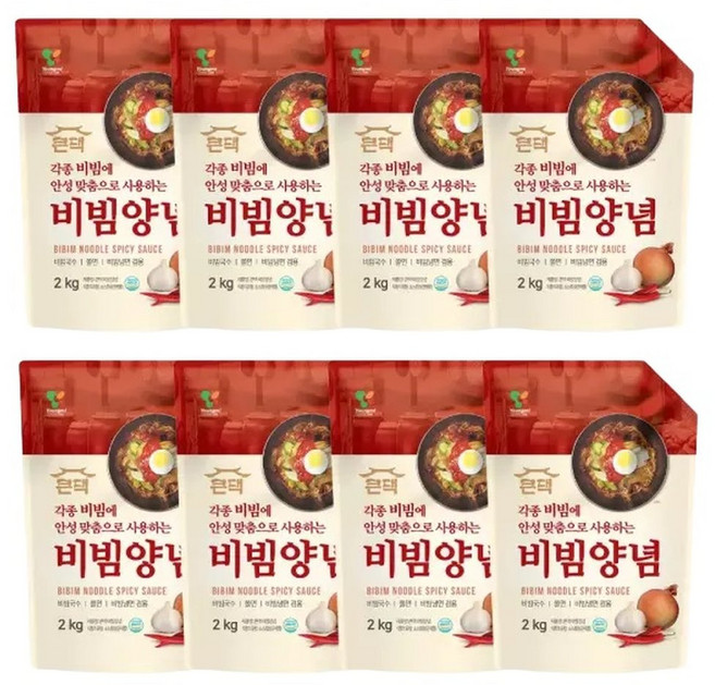 보금푸드 영미 큰댁 비빔양념 2kg x 8개