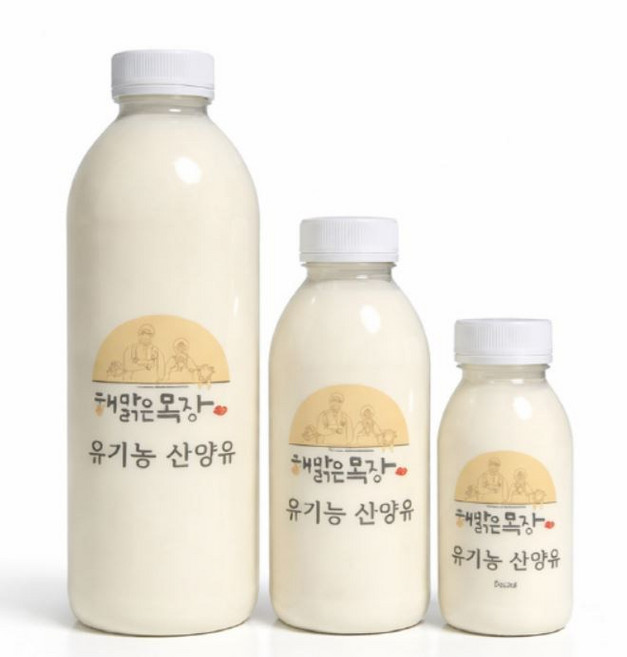 유기농산양유 100% 해맑은목장 산양유단백질 산양우유 (농식품부 장관상 수상), 180ml, 10개