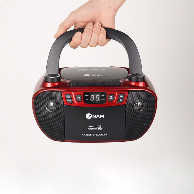 아남 A-90 카세트 CD플레이어 테이프 FM라디오 USB메모리
