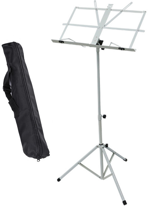 Mobach 휴대용 접이식 악보 보면대 악보대 MS-300, MS-300(화이트), 1개