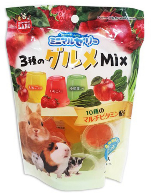 마루칸 고급 3종 젤리 3p 세가지맛 소동물간식, 1개