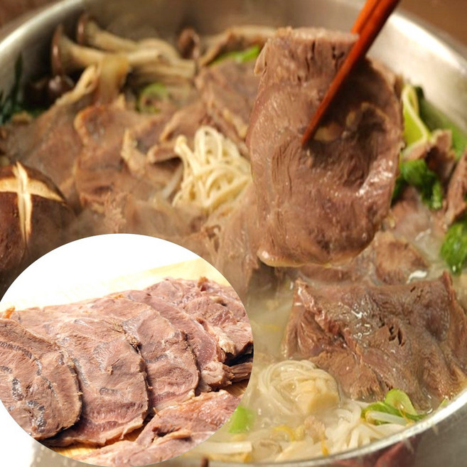 아롱사태 수육 스지전골 육수팩 무료, 1개, 300g