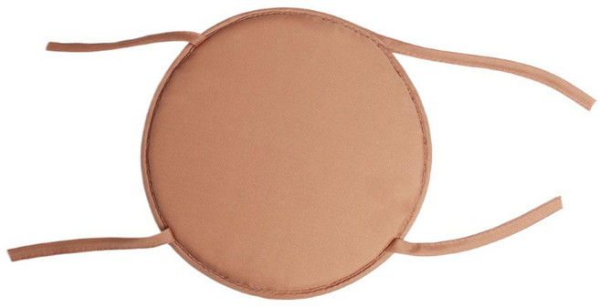 1Pc 원형 스트랩 두꺼운 스폰지 의자 쿠션 간단한 패브릭 다이닝 야외 피크닉 좌석, 01 CN, 03 N