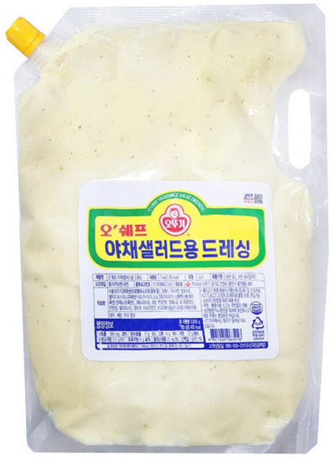 오뚜기 오쉐프 야채샐러드용드레싱 3KG, 1개