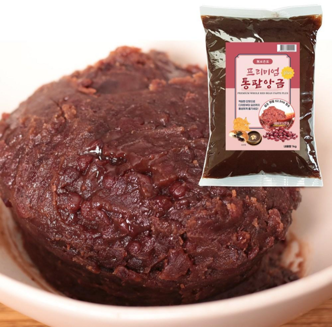 적당한 단맛 건강한 통팥앙금, 1개, 1kg