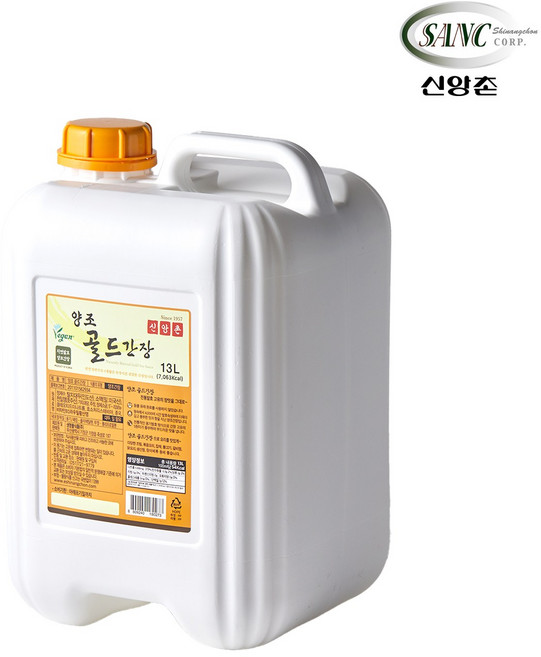 신앙촌 본사직영 양조 골드간장 13L 대용량 식자제, 1개