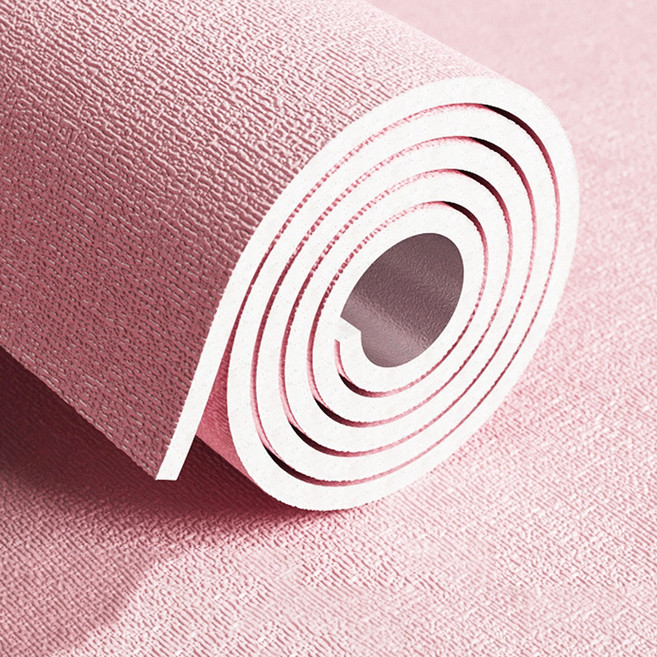 Fowod 두께 9mm 초두꺼운 접착식 단열 벽지 방수벽지 접착식 셀프도배, 분홍색