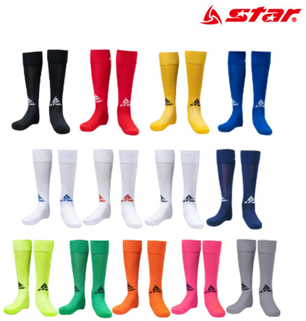 [star] 축구 스타킹 성인용 축구양말 13색상, 오랜지