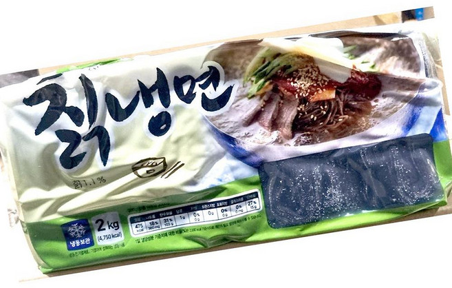 강원 칡 냉면 2KGx6입 건면 육수용, 6개, 1g