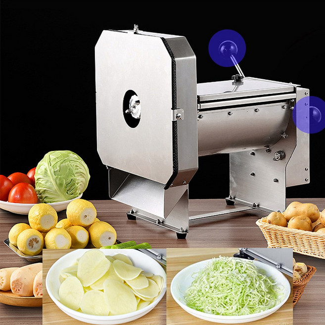 최신 야채절단기 양배추슬라이스 양파슬라이서 야채강판기계 무 감자 당근 채썰기, 자동, 1개