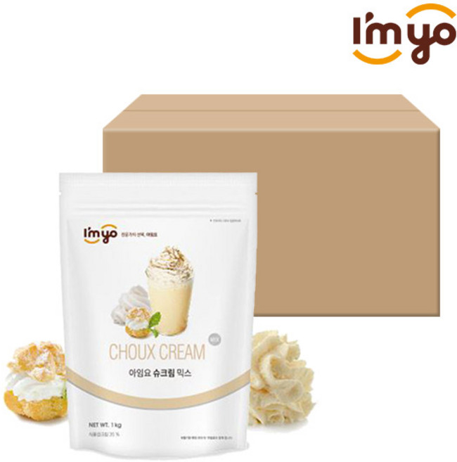 아임요 슈크림 믹스 파우더 1kg x 12개, 1개